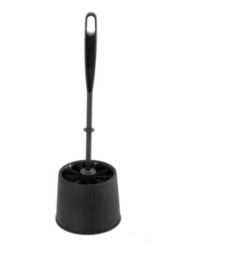 KPL do WC MINI szczotka + podst. CZARNY 6415 YORK 