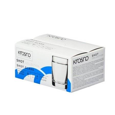 KPL KIELISZKÓW DO WÓDKI 30ml SHOT 6szt KROSNO
