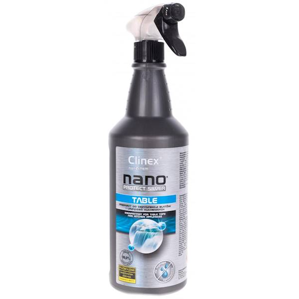 CLINEX NANO Protect Silver TABLE 1L dezynf. blatów