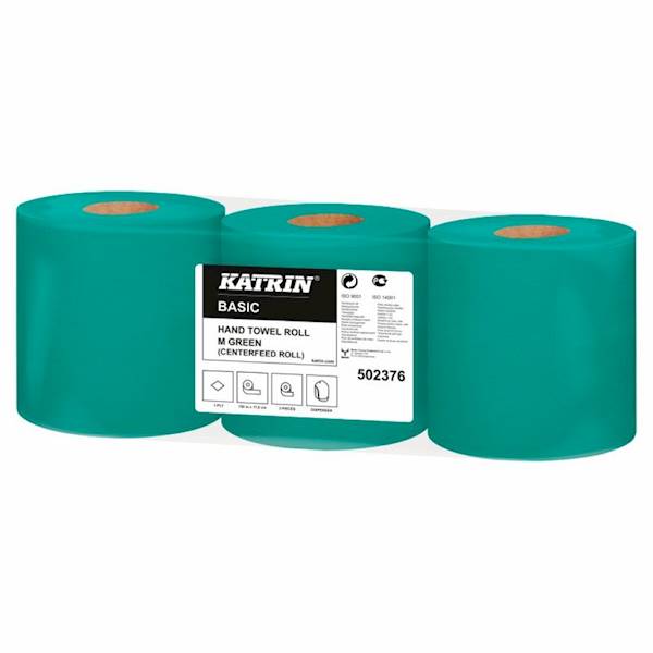 RĘCZNIK MIDI ZIELONY KATRIN Basic 502376  1 rolka 