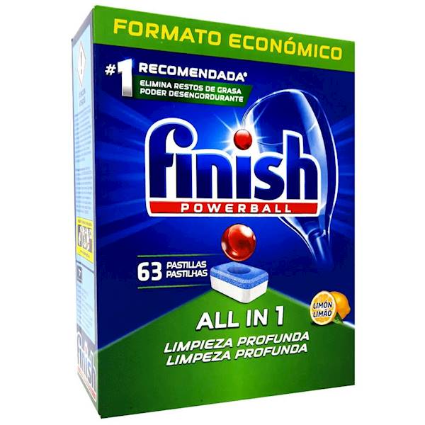 FINISH tabletki do zmywarek - 63szt LEMON
