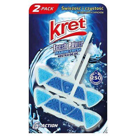 KRET zawieszka do WC duopak 2x40g MARINE /10/