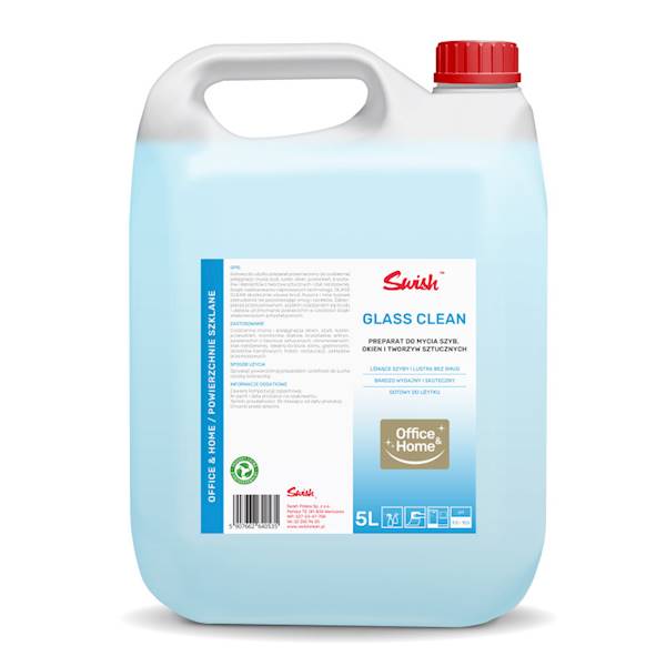 SWISH GLASS CLEAN 5L mycie szyb i luster alkohol