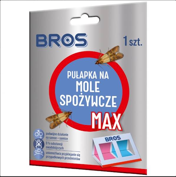 BROS PUŁAPKA NA MOLE SPOŻYWCZE MAX -1szt-