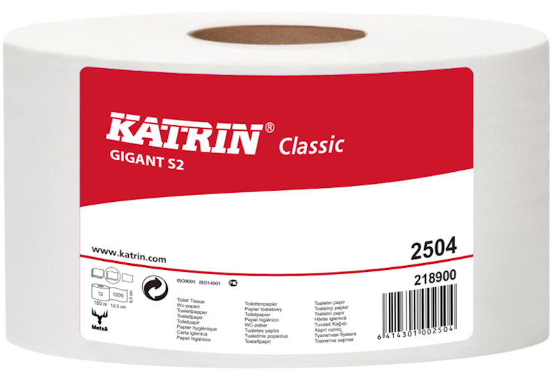 PAPIER toalet. KATRIN Classic 2504 GIGANT S2 12szt