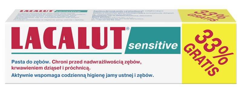 LACALUT SENSITIVE pasta do zębów 100ml