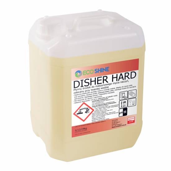 DISHER HARD 12kg mycie w zmywarkach twarda woda 