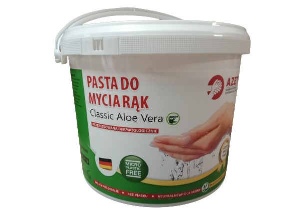 AZETT CLASSIC ALOE VERA pasta BHP do rąk 10L ZIELO