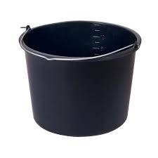 WIADRO 16L BUDOWLANE czarne 3271 * B 0909