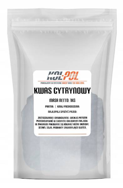 KWAS CYTRYNOWY 1kg