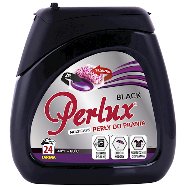 PERLUX kapsułki do prania 24szt BLACK