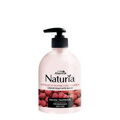 JOANNA NATURIA mydło 500ml pompka MALINA