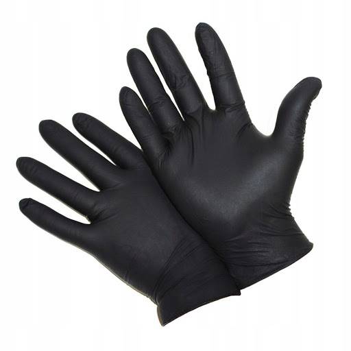 RĘKAWICE NITRYLOWE XL 100szt BLACK easyCARE