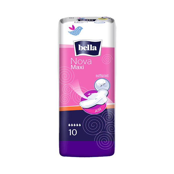PODPASKI Bella NOVA MAXI + skrzydełka - 10szt