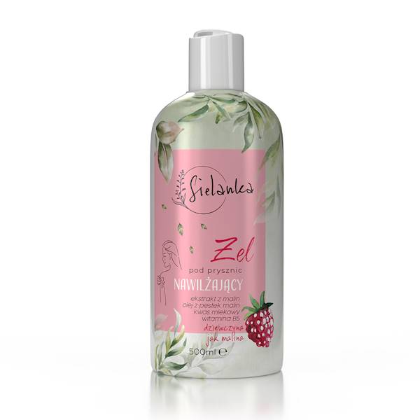 SIELANKA żel pod prysznic 500ml MALINA