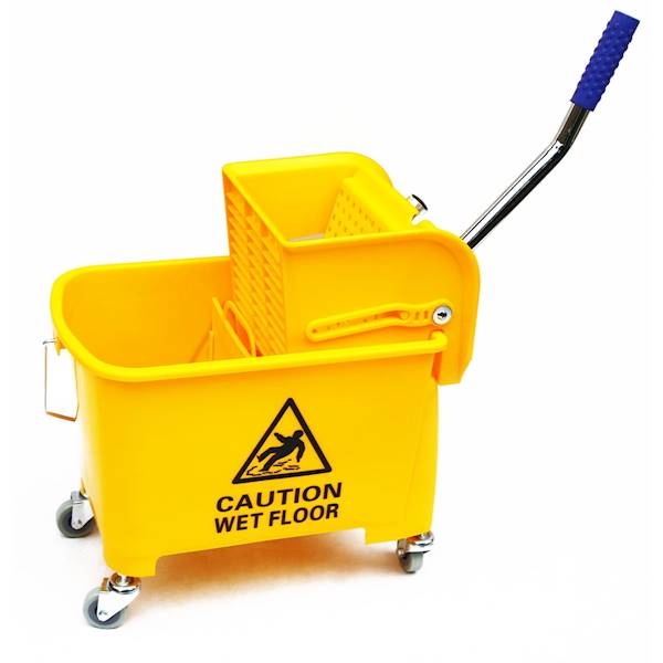 WÓZEK DO SPRZĄTANIA 1x20L z prasą CleanPRO 352603