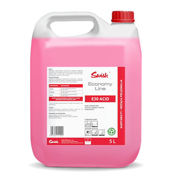 SWISH E30 ACID 5L KWASOWY do mycia łazienek