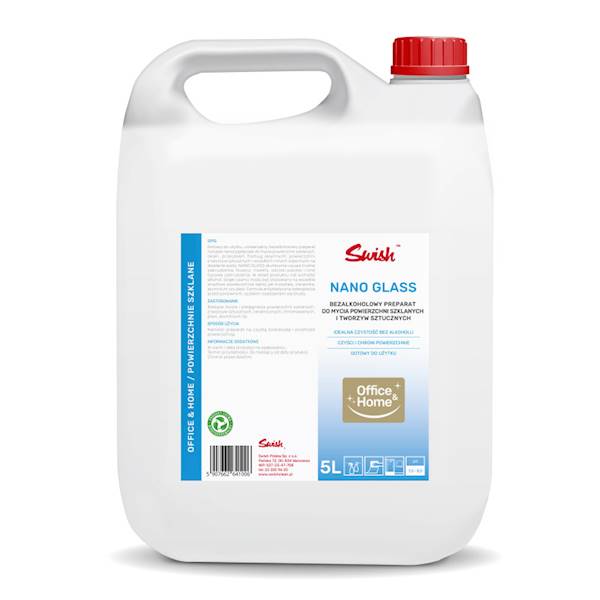 SWISH NANO GLASS 5L bezalkoholowy do mycia szyb 