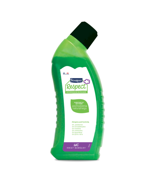 STARWAX RESPECT DO TOALET wc KWIAT BAWEŁNY 750ML