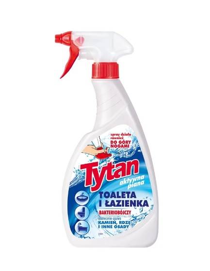TYTAN TOALETA i ŁAZIENKA spray 500g BAKTERIOBÓJCZY