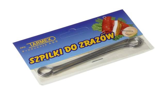 SZPILKI DO ZRAZÓW 10cm metal.op.10szt