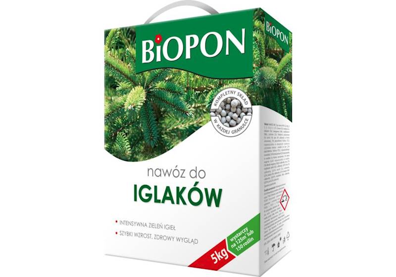 BIOPON NAWÓZ DO IGLAKÓW 5kg GRANULAT