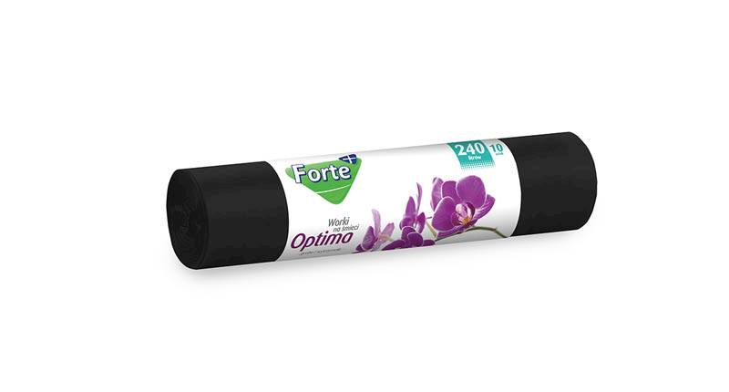 WORKI 240L 10szt LDPE czarne FORTE OPTIMA 1089 /6/