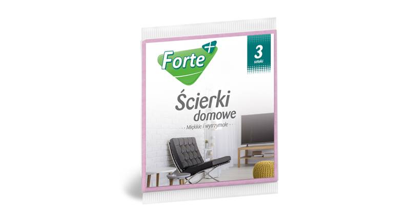 ŚCIERKI DOMOWE 3szt FORTE 1256