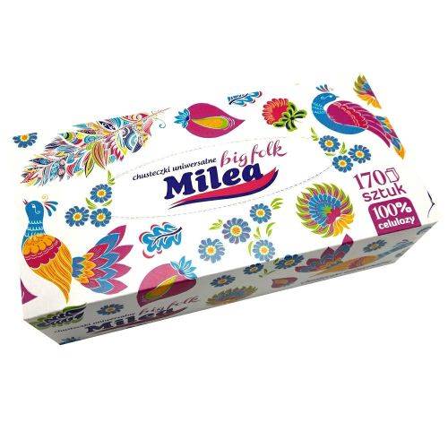 CHUSTECZKI higieniczne 170szt kartonik MILEA