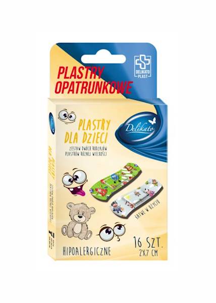 PLASTRY DLA DZIECI - 16szt Delicato   /10/