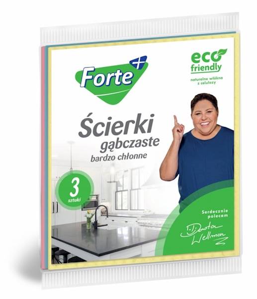 ŚCIERKA GĄBCZASTA - 3szt FORTE 1638