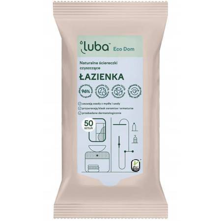 LUBA Eco Dom ściereczki 50szt ŁAZIENKA /12/