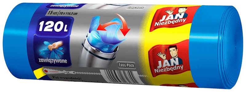 WORKI 120L 15szt JN Easy-Pack niebieskie