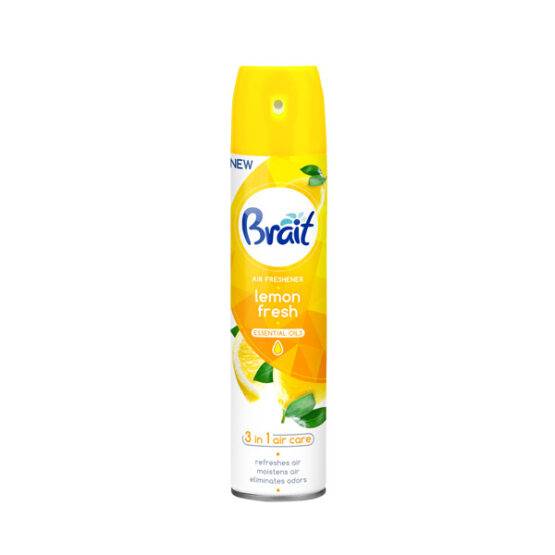 BRAIT odświeżacz 300ml LEMON FRESH spray /12/