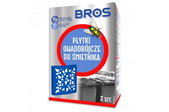 BROS PŁYTKI OWADOBÓJCZE DO ŚMIETNIKA 2szt /12/