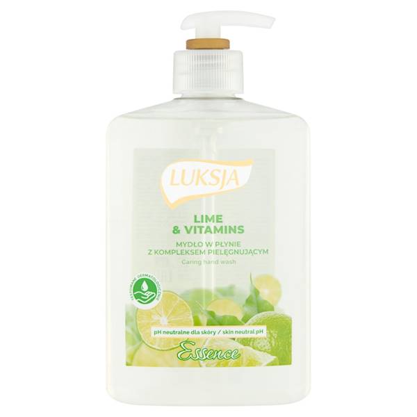 LUKSJA mydło w płynie 500ml LIME & VITAMINS