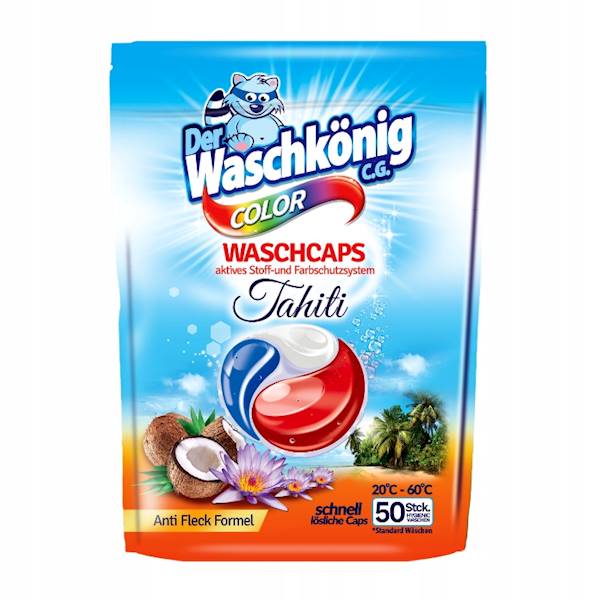 WASCHKONIG kapsułki do prania 50szt COLOR 