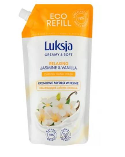 LUKSJA mydło - zapas - saszetka 900ml JAŚMIN 