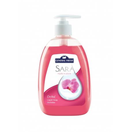 SARA mydło 500ml dozownik ORCHIDEA antybakteryjne