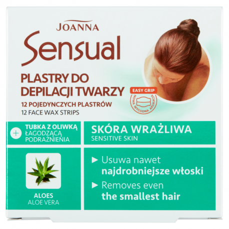 !!! JOANNA SENSUAL plastry do depilacji twarzy 12