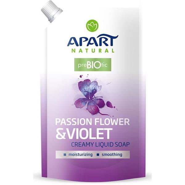 APART NATURAL mydło 400ml - ZAPAS -saszetka FIOŁEK
