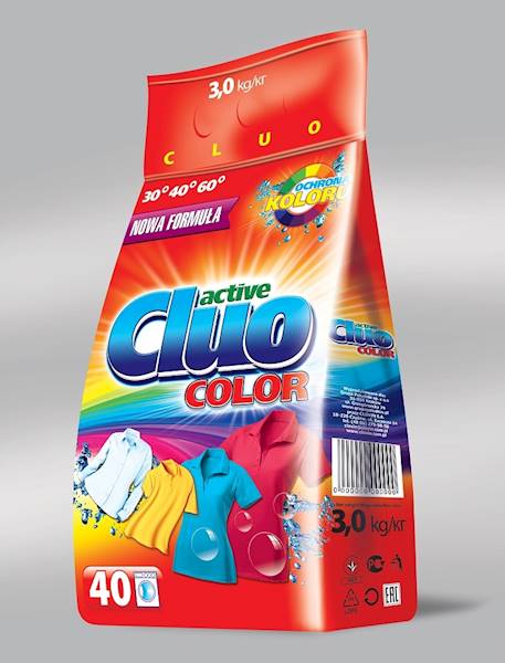 CLUO 3kg proszek COLOR
