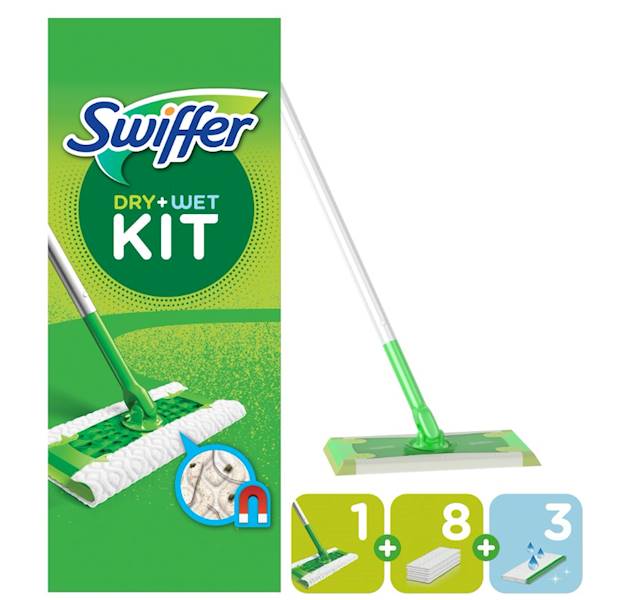 SWIFFER SWEEPER MOP zestaw +8 ścierek + DUSTER