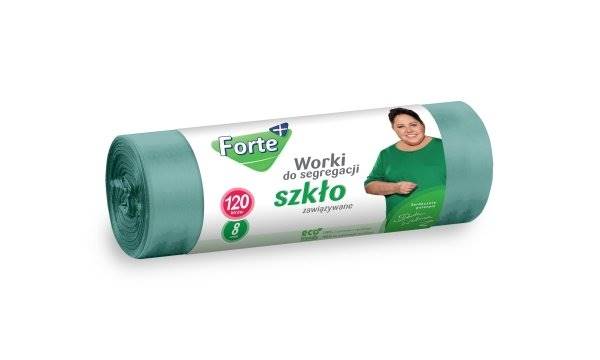WORKI 120L 8szt FORTE SEGREGACJA - SZKŁO zielone