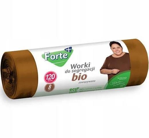 WORKI 120L 8szt FORTE SEGREGACJA - BIO BRĄZOWE/12/