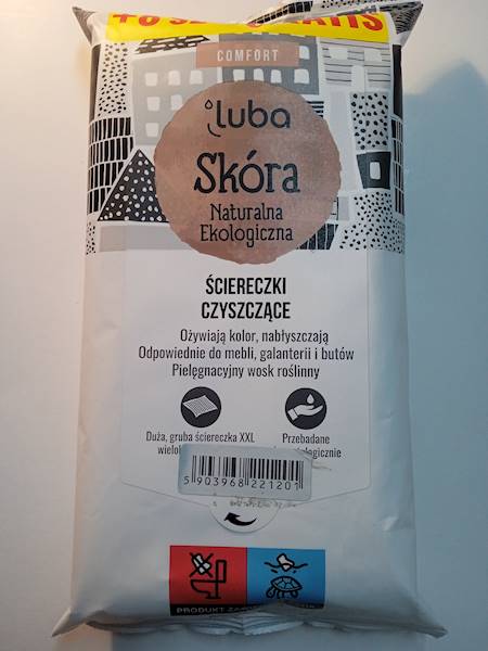 LUBA SKÓRA ściereczki czyszczace 40szt /8/