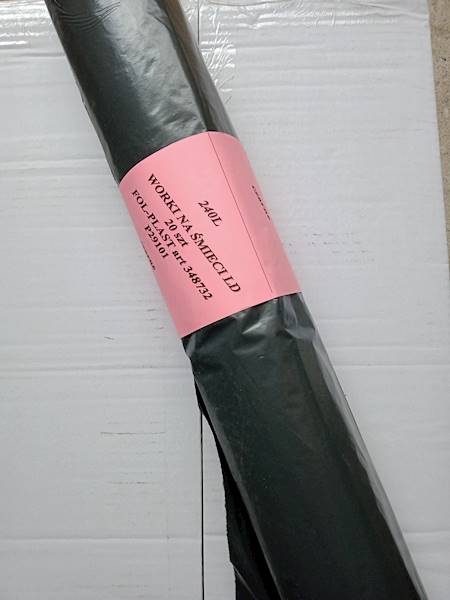 WORKI 240L 20szt LDPE czarne 348732   /10/