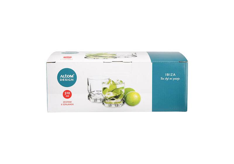 KPL SZKLANEK 310ml - 6szt Altom Design Ibiza