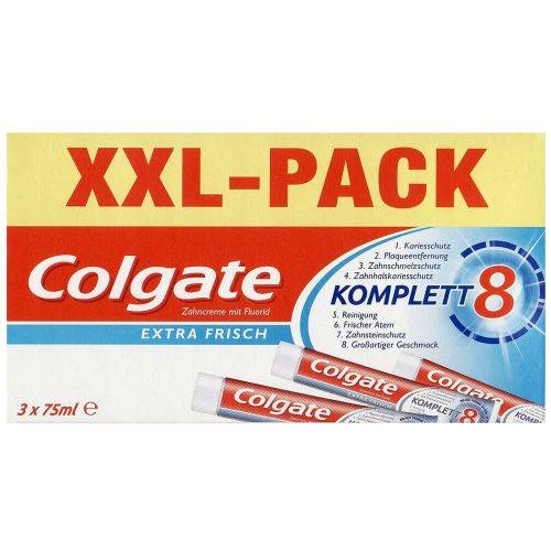 COLGATE pasta op.3 x 75ml EXTRA FRESH /zestaw/
