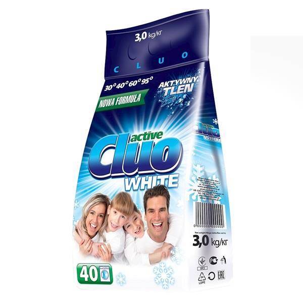 CLUO 3kg proszek WHITE